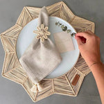 Lotus Placemats - Set of 6 - EVAMAIA