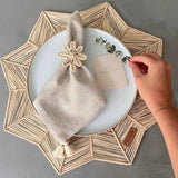 Lotus Placemats - Set of 6 - EVAMAIA
