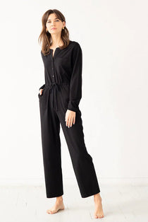 Black Pima Cotton Loungewear