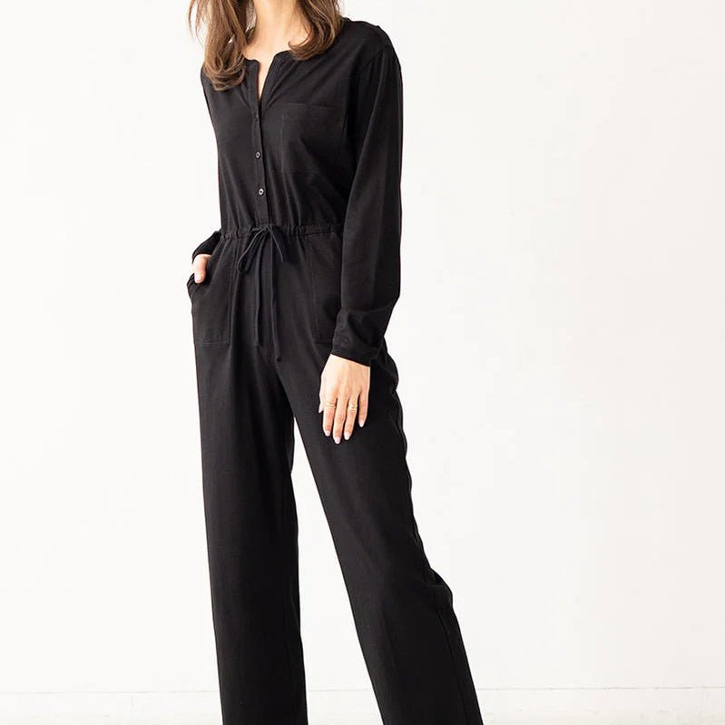 Black Pima Cotton Loungewear