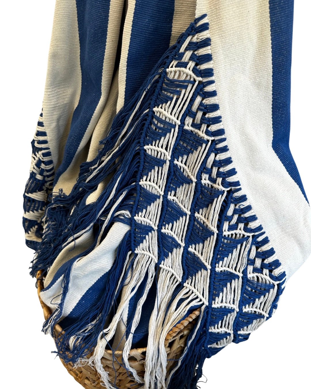 Macrame Hammock with Basket