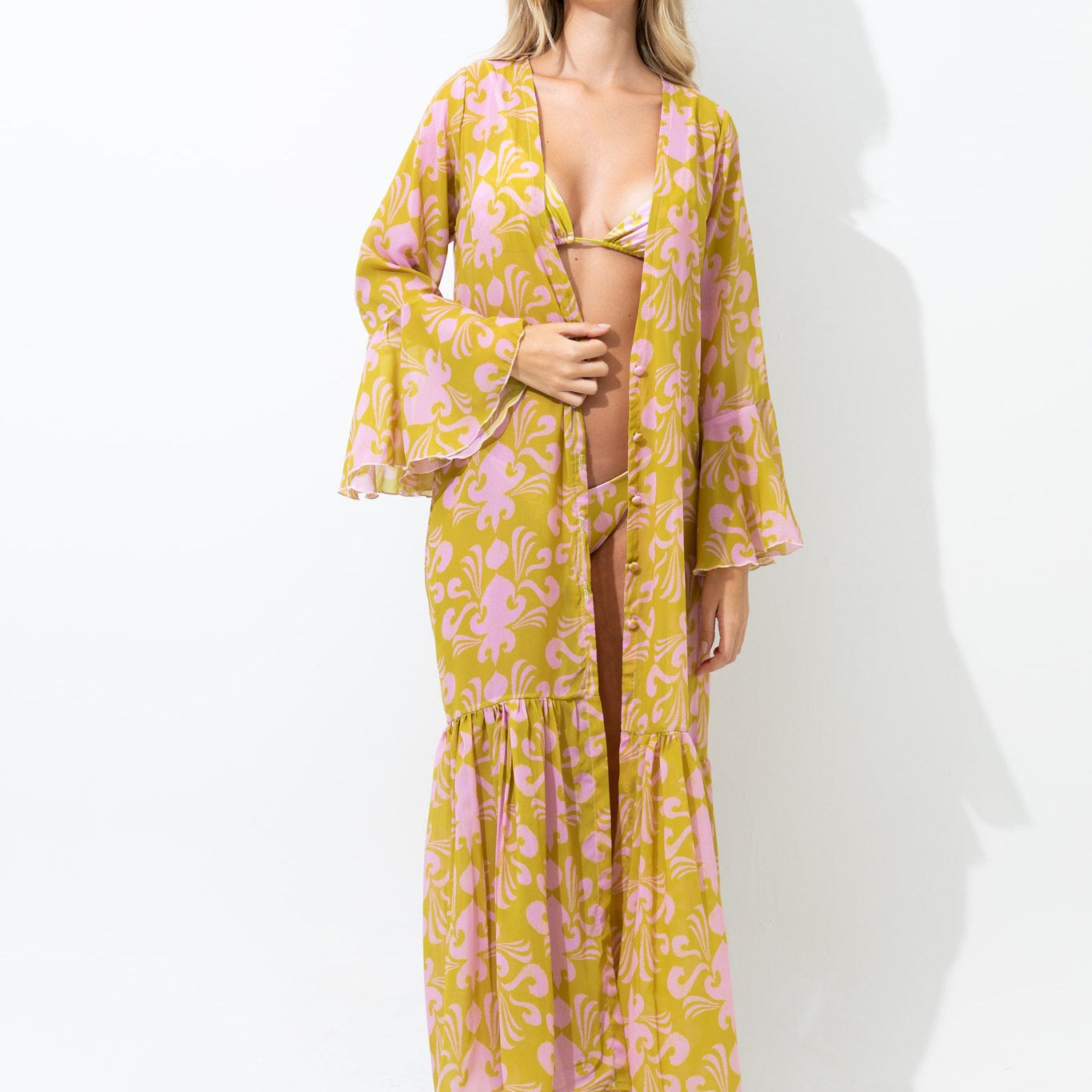 Mallorca Chiffon Cover Up - One Size - EVAMAIA