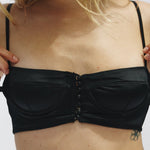 Mambo Satin Bra with Gloves - EVAMAIA