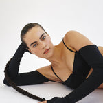 Mambo Satin Bra with Gloves - EVAMAIA