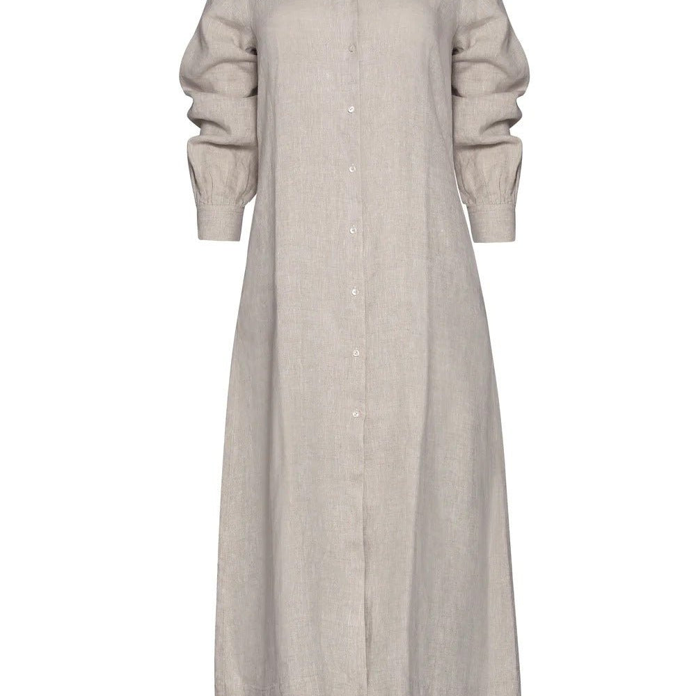 Marea Linen Dress - EVAMAIA