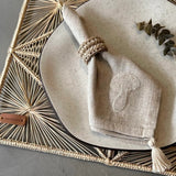 Mushroom Cloth Napkins - Set of 6 - EVAMAIA