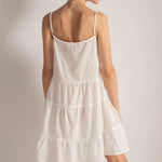 Nightgown with Embroidery Detail - EVAMAIA