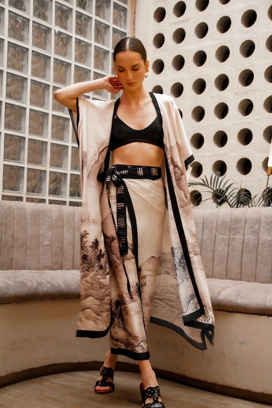 Osaka Wrap Dress - EVAMAIA