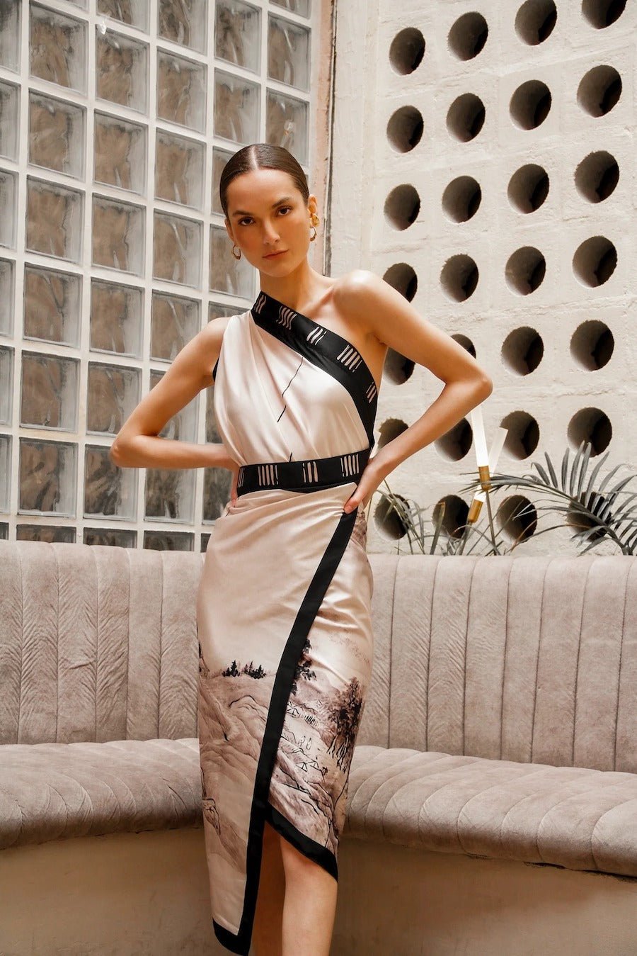 Osaka Wrap Dress - EVAMAIA