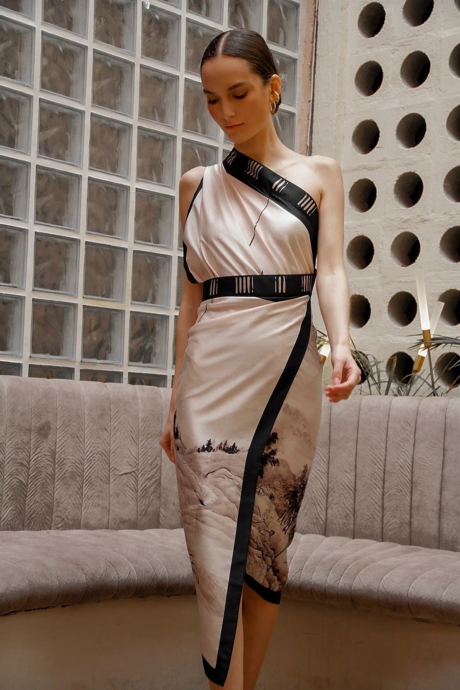Osaka Wrap Dress - EVAMAIA