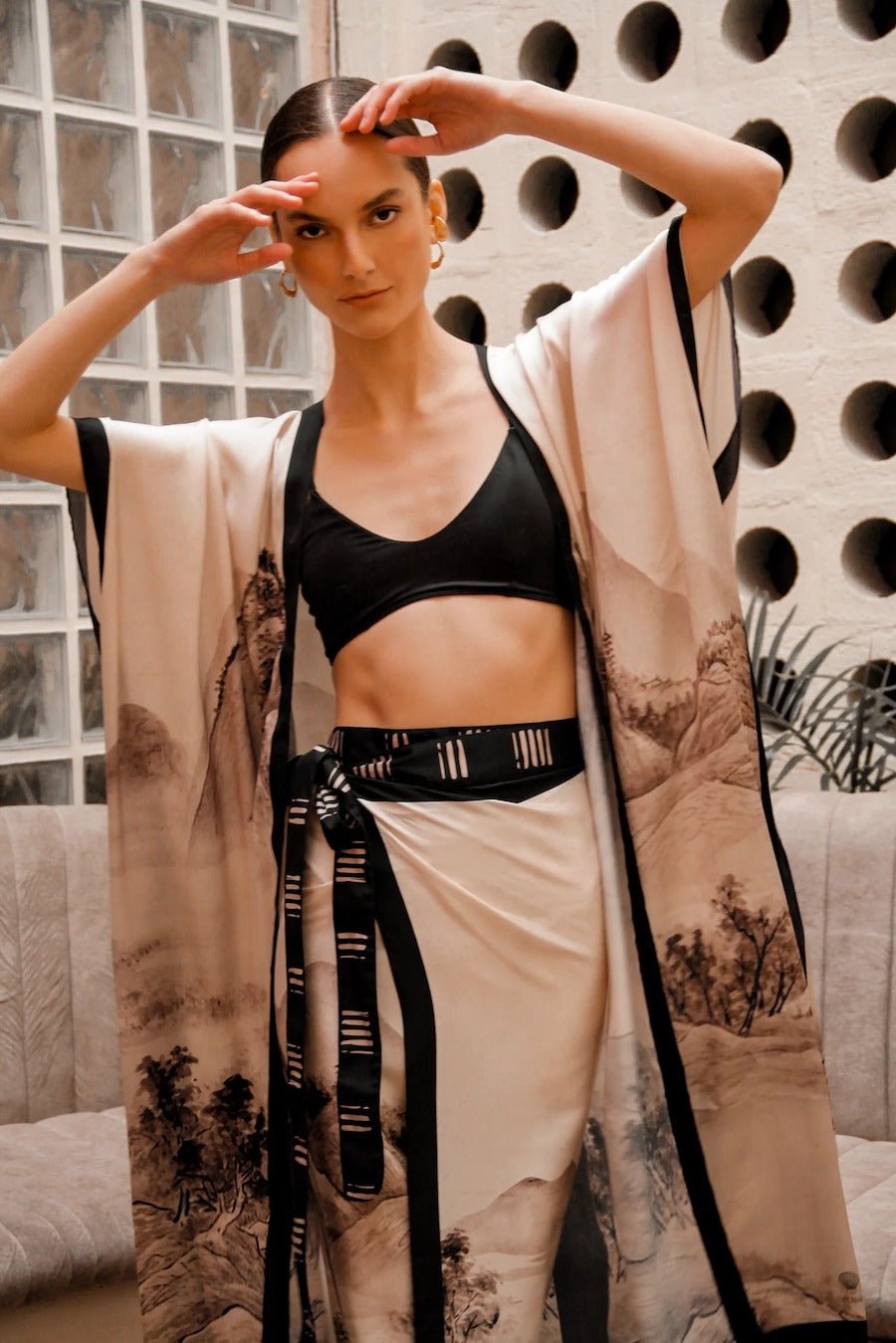 Osaka Wrap Dress - EVAMAIA