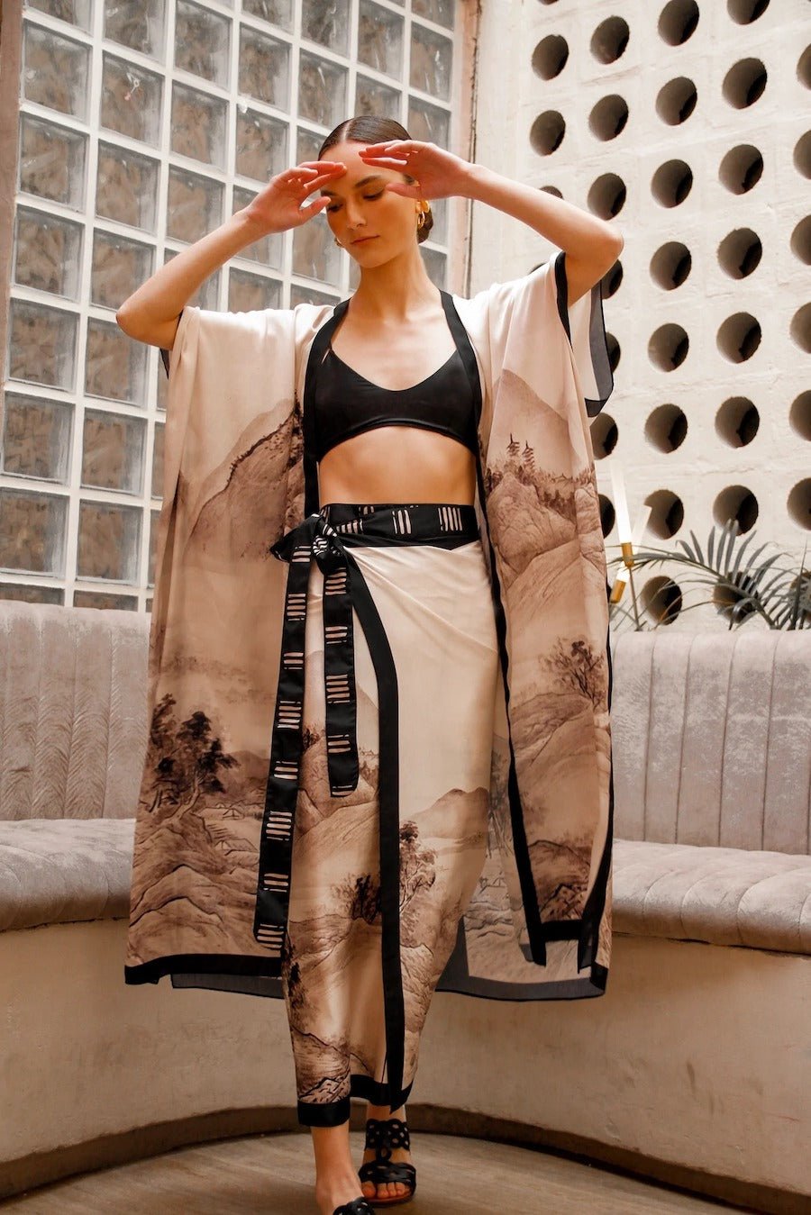 Osaka Wrap Dress - EVAMAIA