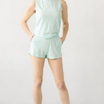 Pima Cotton Muscle Tee - EVAMAIA