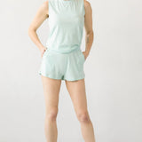 Pima Cotton Muscle Tee - EVAMAIA