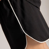 Piped PJ Set - Shorts - EVAMAIA