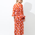 Polka Dot Chiffon Kimono - One Size - EVAMAIA