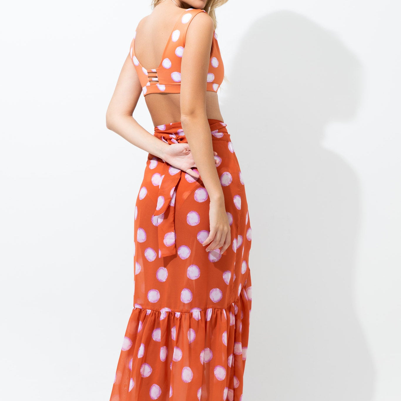 Polka Dot Cover Up - EVAMAIA