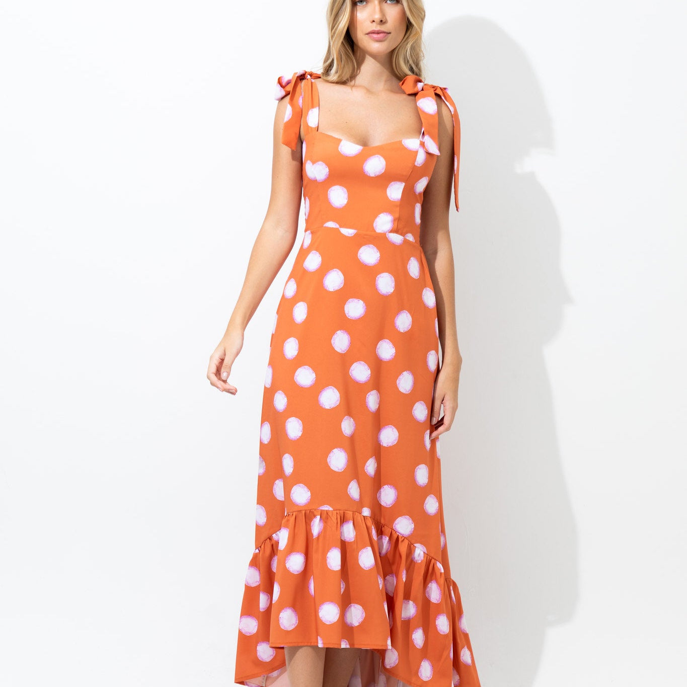 Polka Dot Dress - EVAMAIA