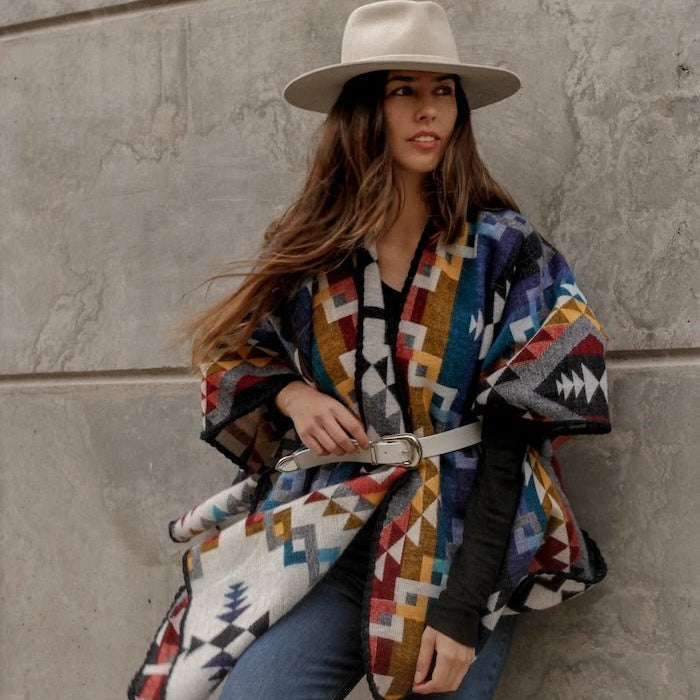 Red Etnico Poncho - EVAMAIA