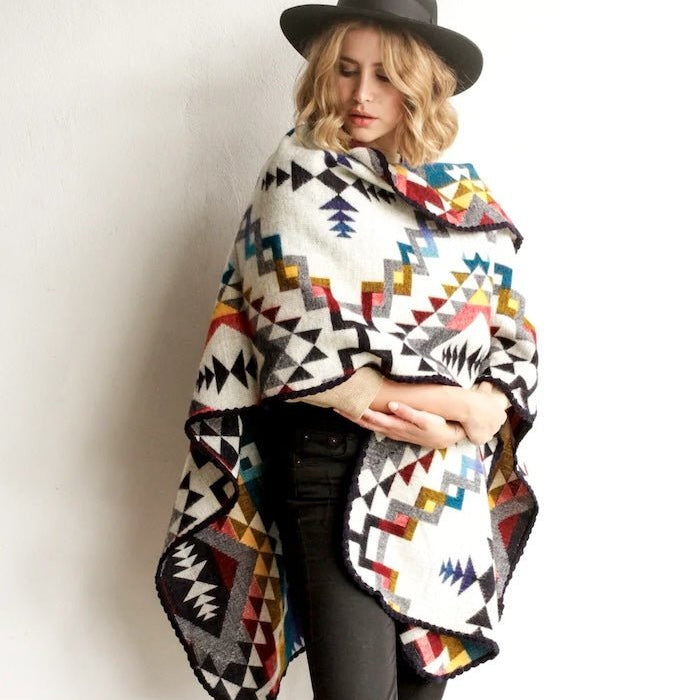 Red Etnico Poncho - EVAMAIA