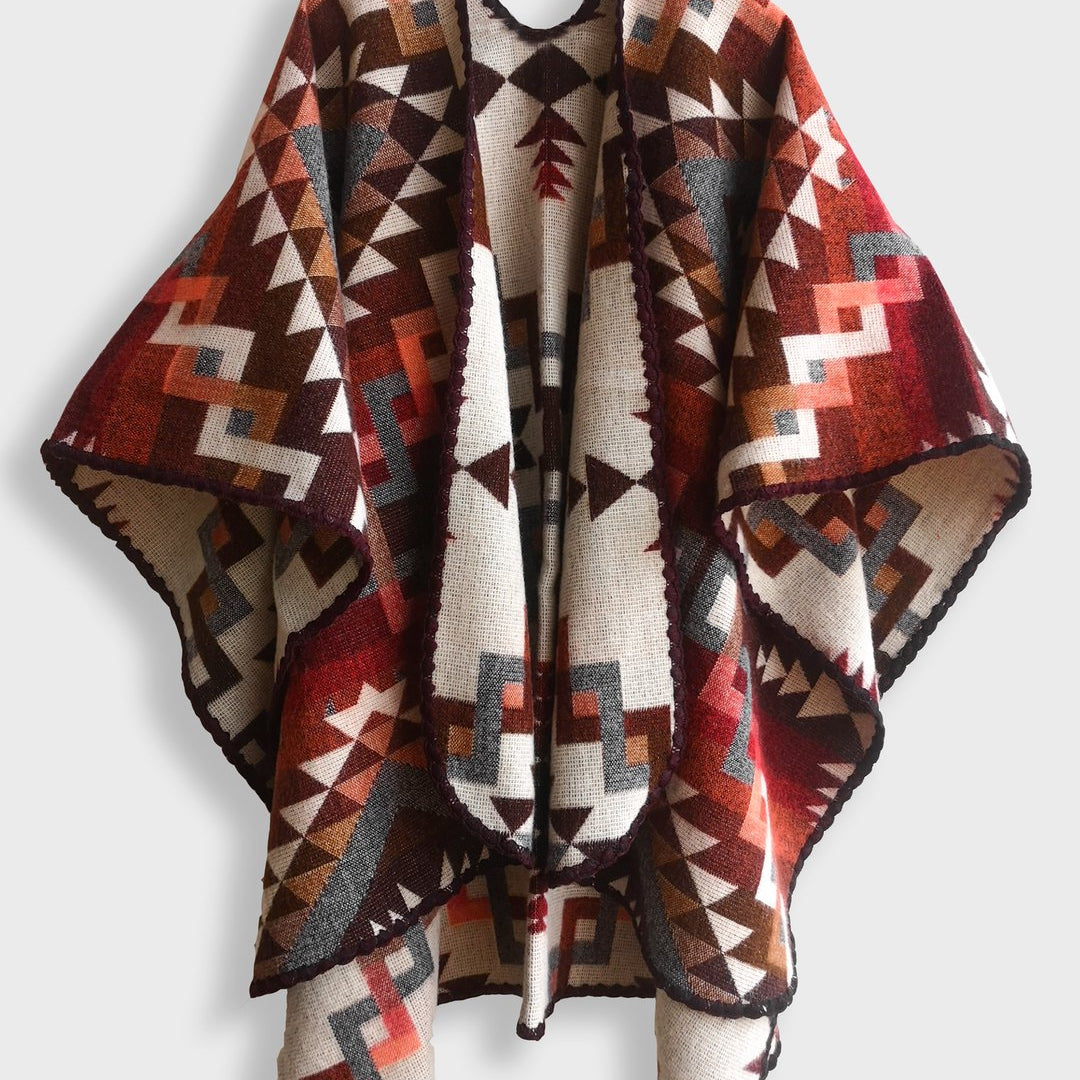 Red Etnico Poncho - EVAMAIA