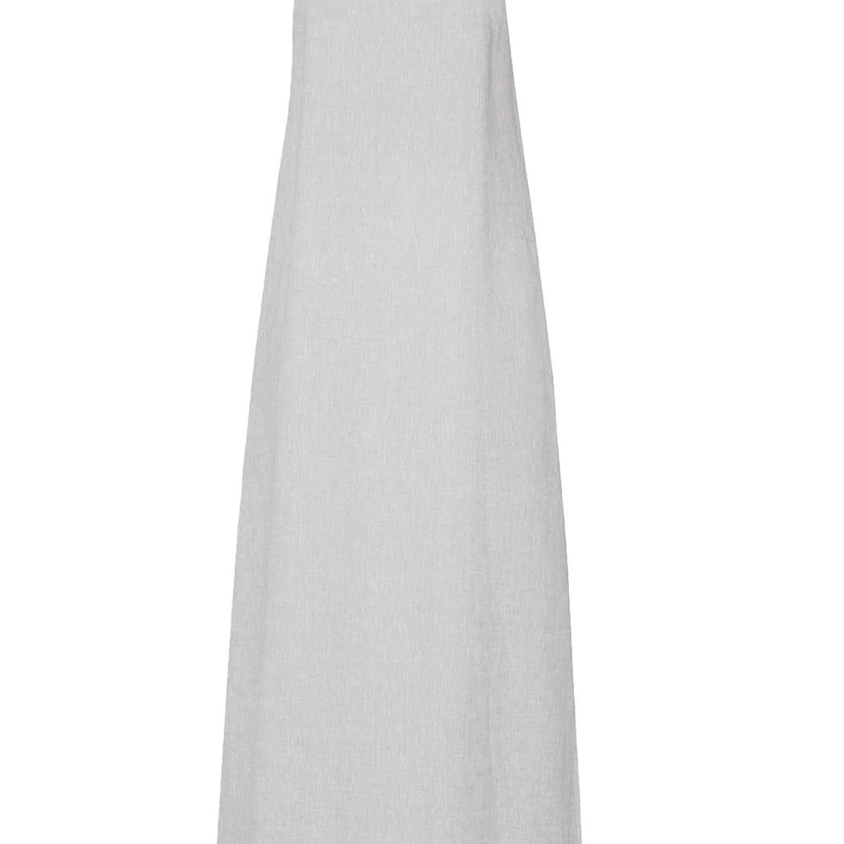  Image of a beige dress on a white background. The dress has spaghetti straps. The purpose of this image is to highlight the dress, which is for sale at EVAMAIA boutique in Studio City, CA and online.