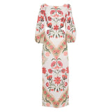 Renata Linen Maxi Dress - EVAMAIA