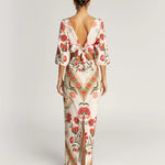 Renata Linen Maxi Dress - EVAMAIA