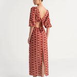 Renata Linen Maxi Dress - EVAMAIA