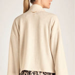 Ribbed Collar Sweater - EVAMAIA
