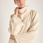 Ribbed Collar Sweater - EVAMAIA