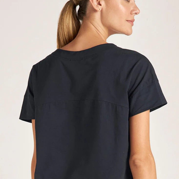 Soft Cotton Crewneck T-Shirt - EVAMAIA
