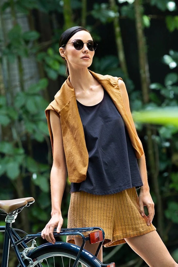 Soft Cotton Shorts - EVAMAIA