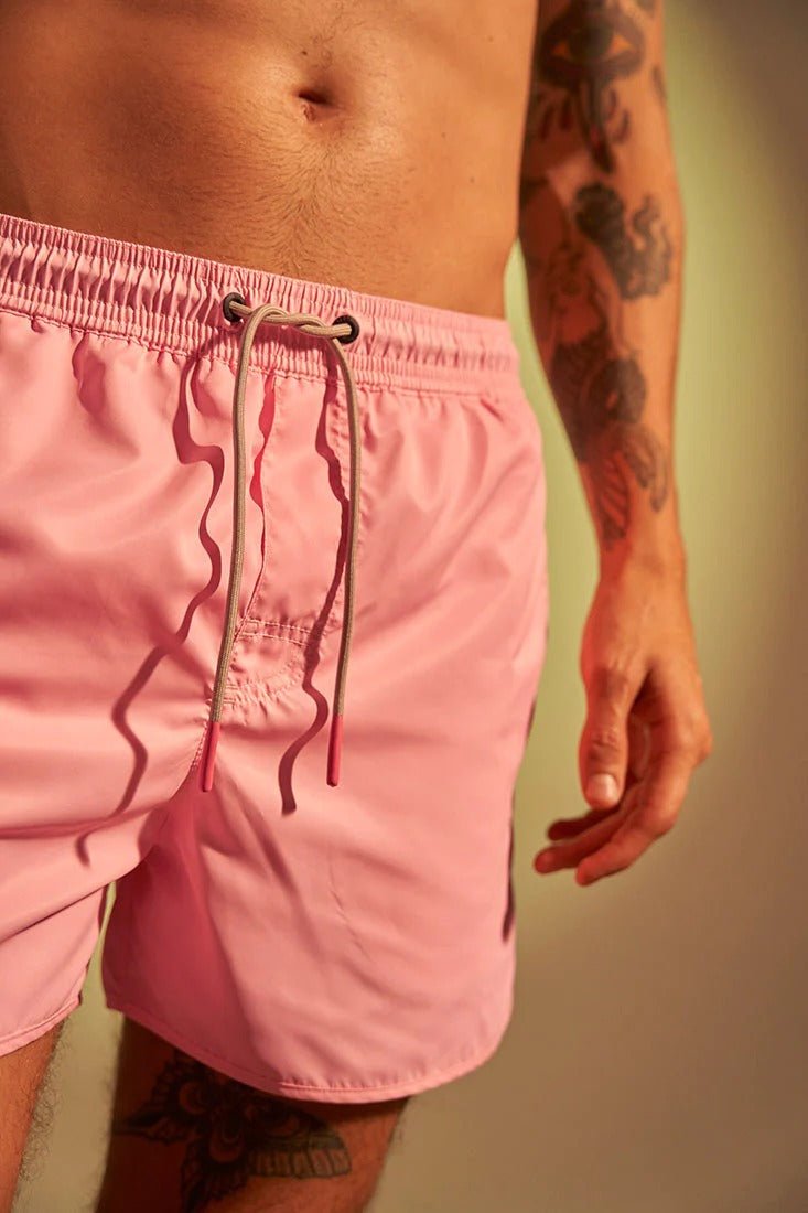 Solid Swim Trunks for Men - Short Length - EVAMAIA