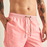 Solid Swim Trunks for Men - Short Length - EVAMAIA