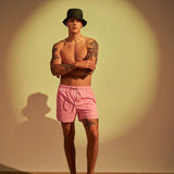 Solid Swim Trunks for Men - Short Length - EVAMAIA