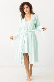Travel Robe in Pima Cotton - EVAMAIA