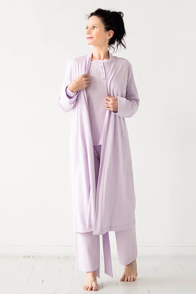 Travel Robe in Pima Cotton - EVAMAIA