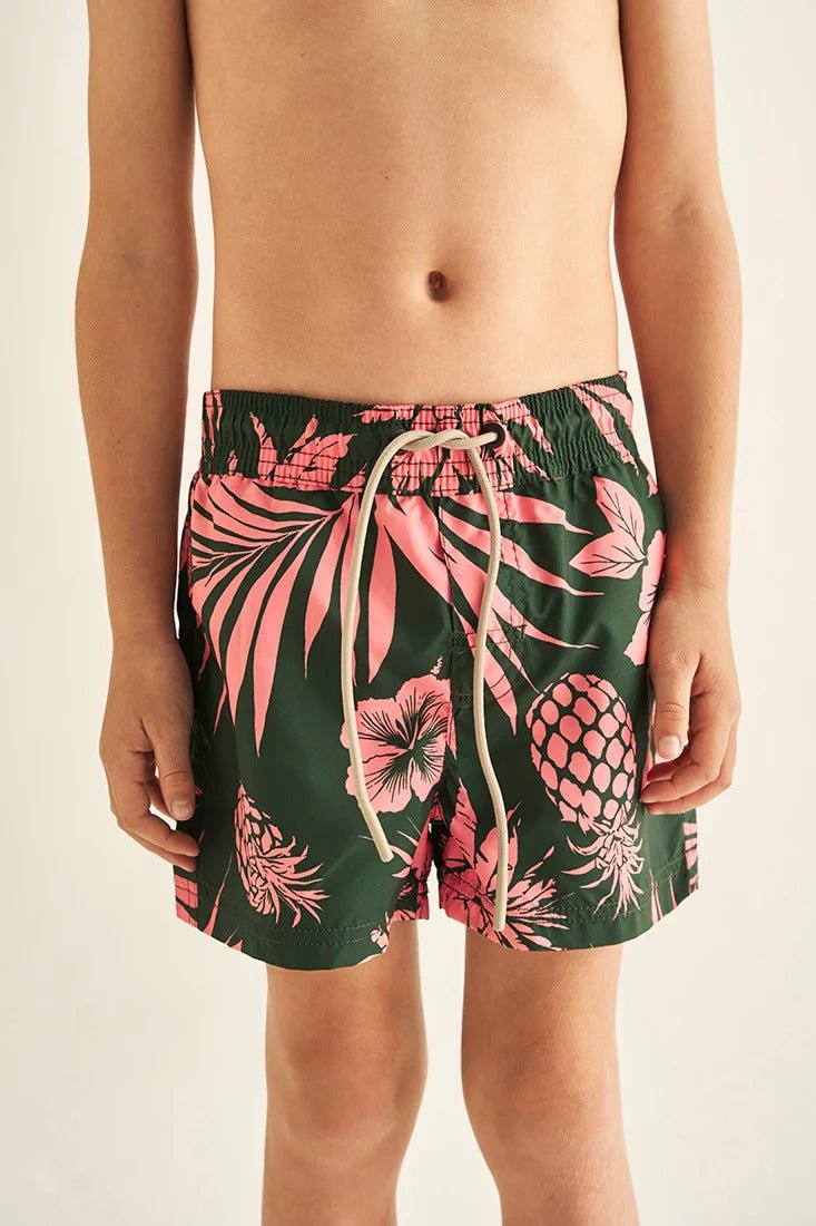 Tropical Swim Trunks for Kids - EVAMAIA