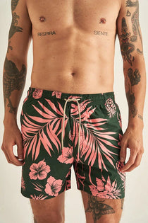 Tropical Swim Trunks for Men - EVAMAIA