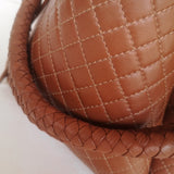 Tulip Bucket Bag in Brown - EVAMAIA