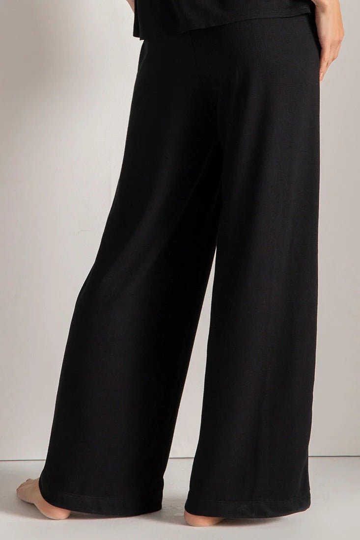 Wide Leg Pants with Pockets - EVAMAIA