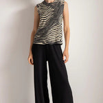 Wide Leg Pants with Pockets - EVAMAIA