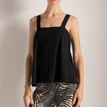 Wide Strap PJ Top with Soft Mesh Support - EVAMAIA